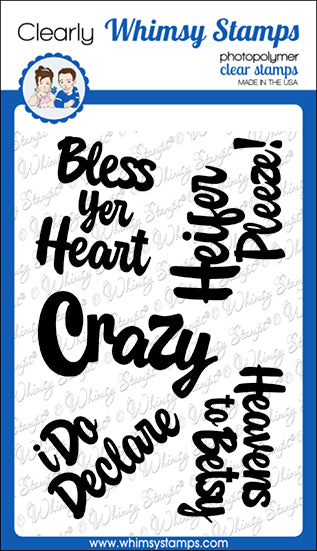 **NEW Southern Sass Clear Stamps - Whimsy Stamps