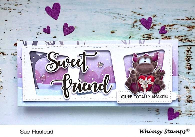 Dudley's Mailed with Love Clear Stamps - Whimsy Stamps