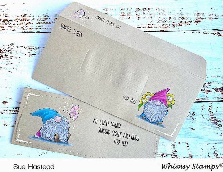 Gnome Think Spring Clear Stamps - Whimsy Stamps