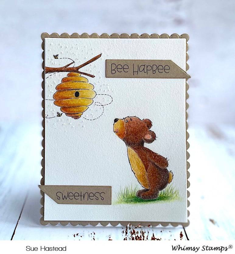 Hello Bear Clear Stamps - Whimsy Stamps