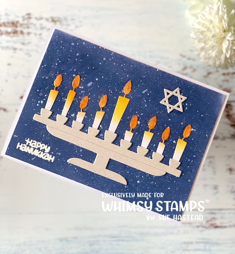 **NEW Menorah Die Set - Whimsy Stamps