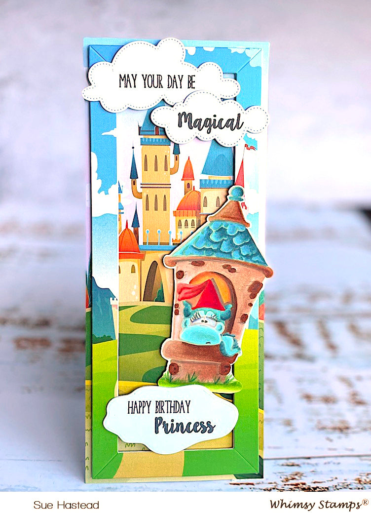 **NEW Slimline Paper Pack - Enchanted Kingdom - Whimsy Stamps