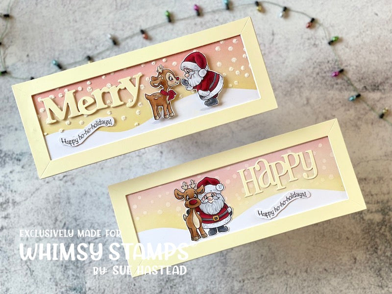 **NEW Santa's Magic Clear Stamps - Whimsy Stamps