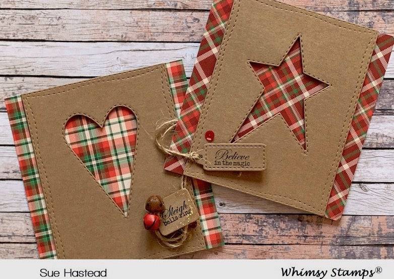 6x6 Paper Pack - Tartan - Whimsy Stamps