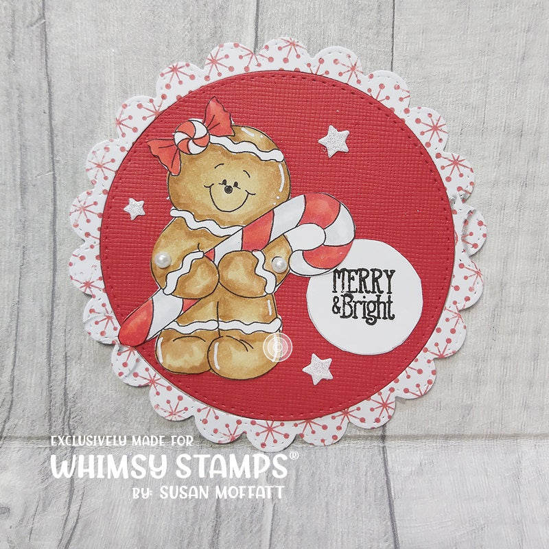 Gingerbread Man - Digital Stamp - Whimsy Stamps