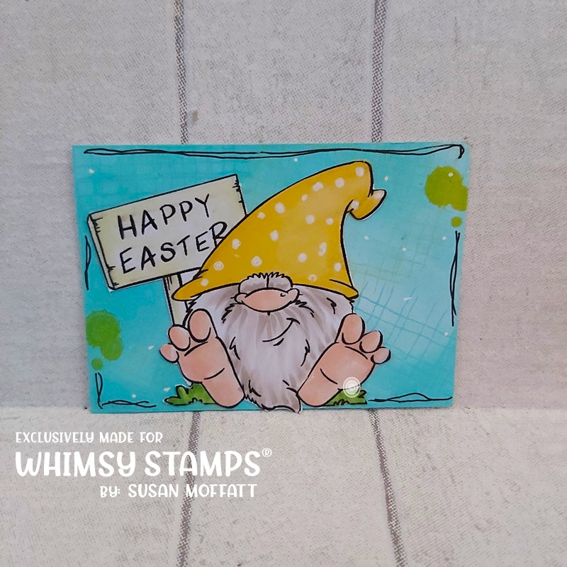 Easter Gnomes Set - Digital Stamp - Whimsy Stamps