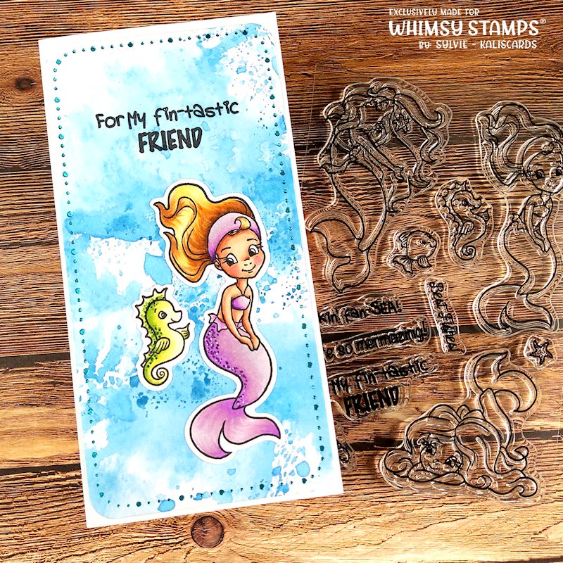 **NEW Mermaid Moments Clear Stamps - Whimsy Stamps