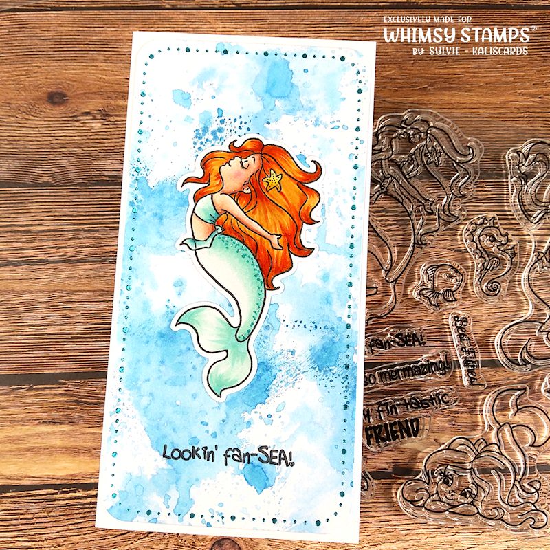 **NEW Mermaid Moments Clear Stamps - Whimsy Stamps