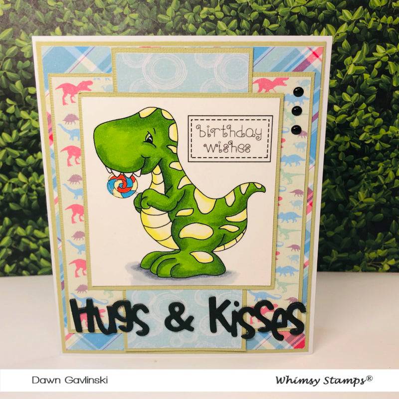 Dino T Rex - Digital Stamp - Whimsy Stamps