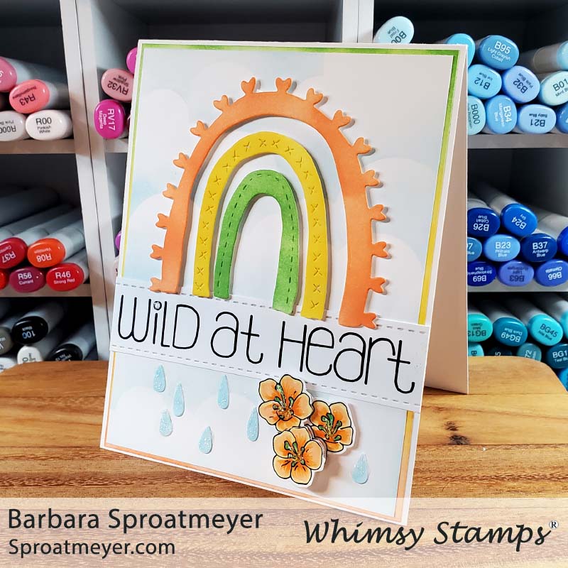 *NEW Boho Rainbows Die Set - Whimsy Stamps