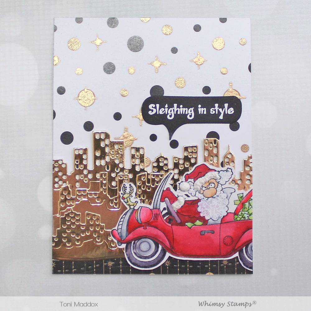 Slimline Cityscape Die Set - Whimsy Stamps