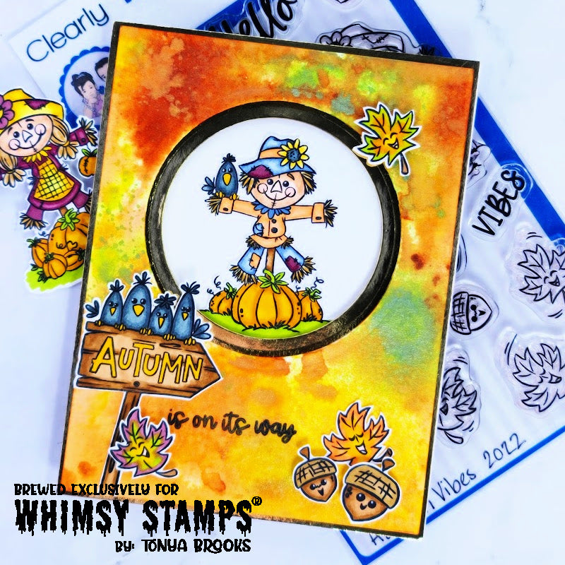 **NEW Autumn Vibes Clear Stamps - Whimsy Stamps