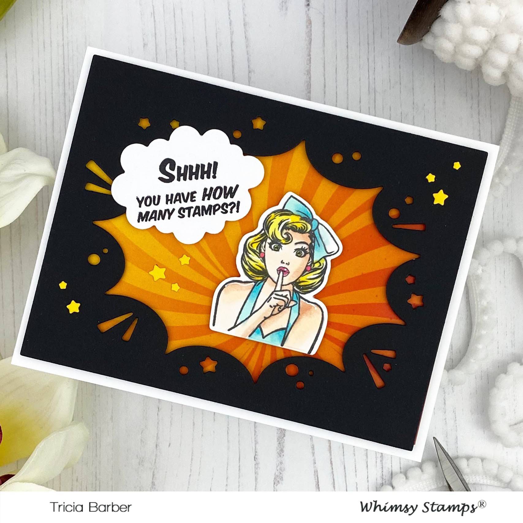 Gossip Girls Clear Stamps - Whimsy Stamps