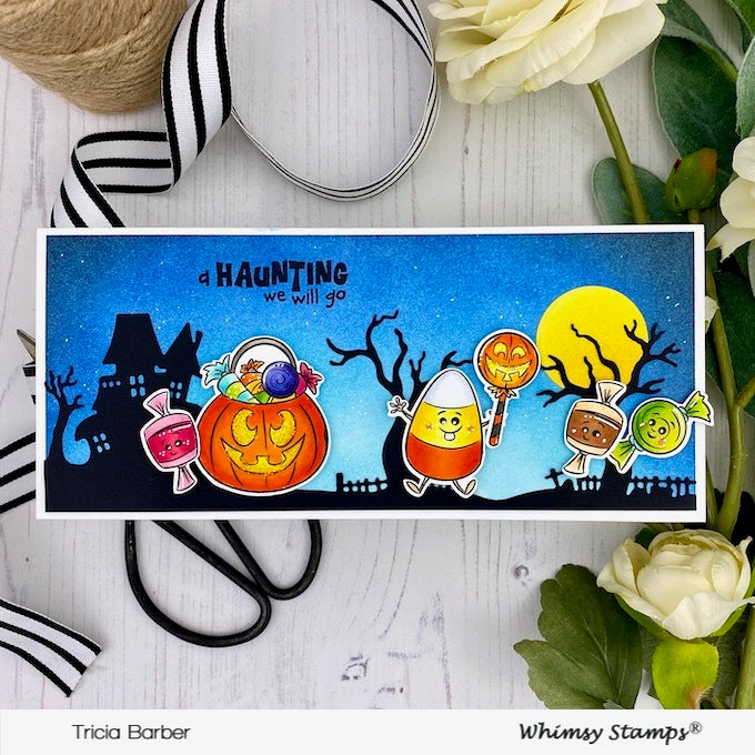 Haunted Graveyard Border Die - Whimsy Stamps