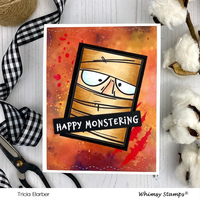 Monster Close Ups Clear Stamps - Whimsy Stamps