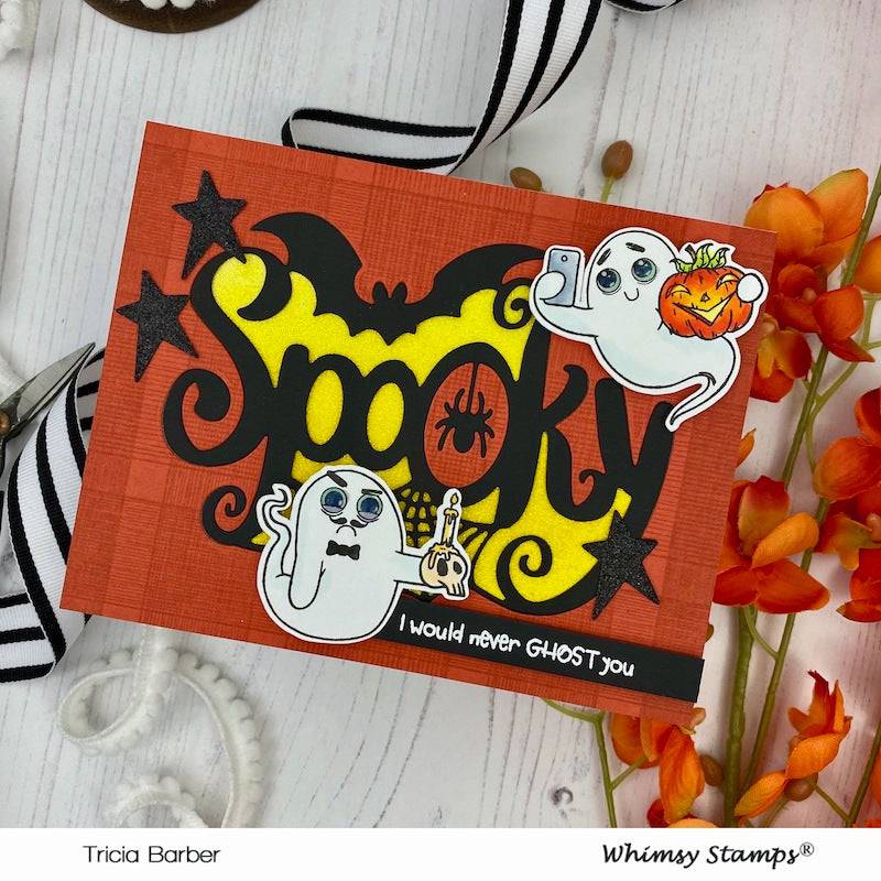 Spooky Large Word Die - Whimsy Stamps