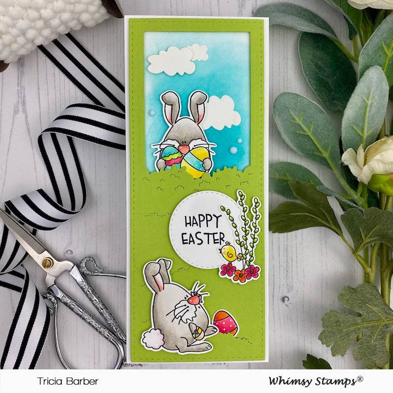 Slimline Meadow Die Set - Whimsy Stamps