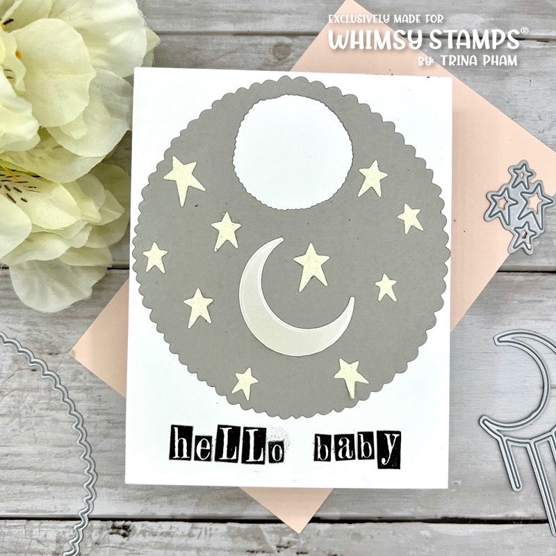 **NEW Boho Alphabet Clear Stamps - Whimsy Stamps