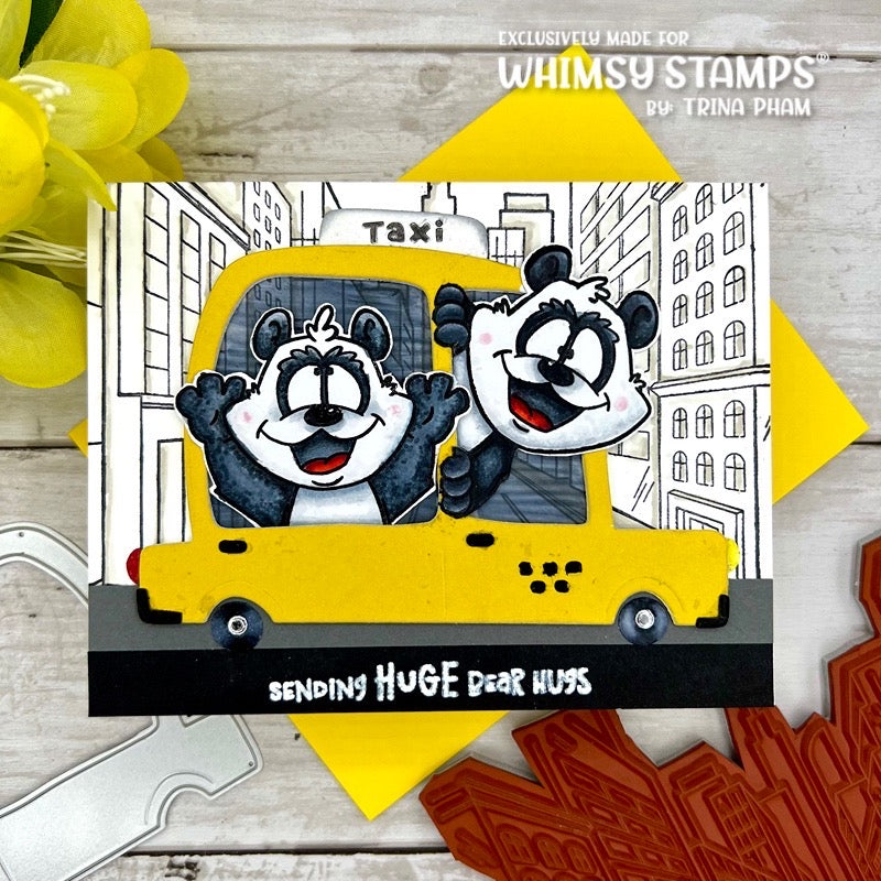 **NEW Comic Car Die Set - Whimsy Stamps