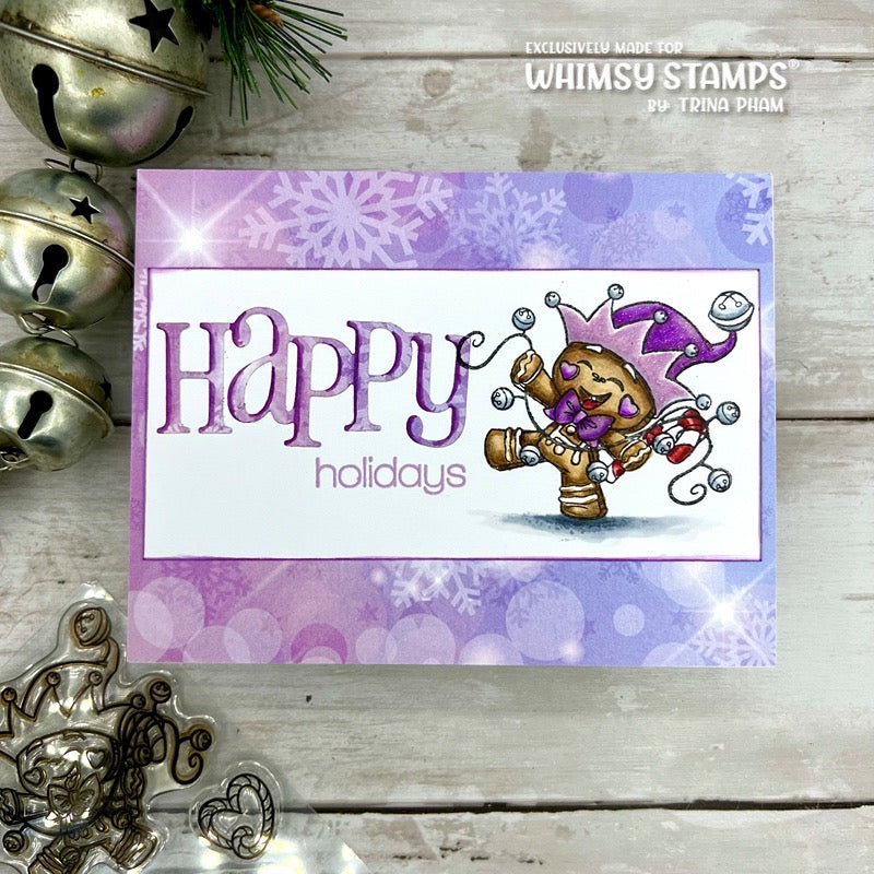 **NEW Gingerbread Dreams Clear Stamps - Whimsy Stamps