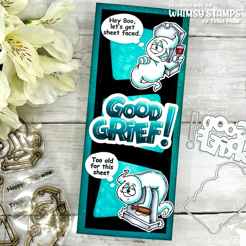 **NEW Hey Boo Clear Stamps - Whimsy Stamps