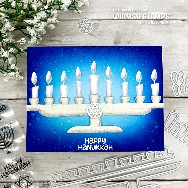 **NEW Menorah Die Set - Whimsy Stamps