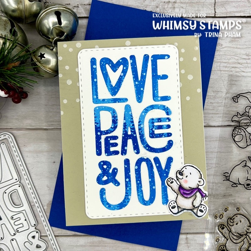 **NEW 6x6 Paper Pack - Blissful Blues - Whimsy Stamps