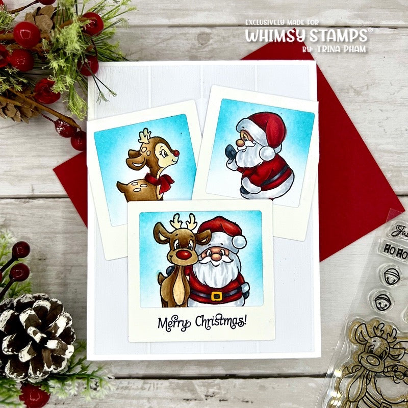 **NEW Santa's Magic Clear Stamps - Whimsy Stamps