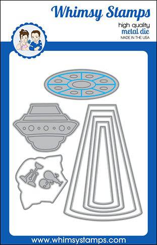 UFO Die Set - Whimsy Stamps