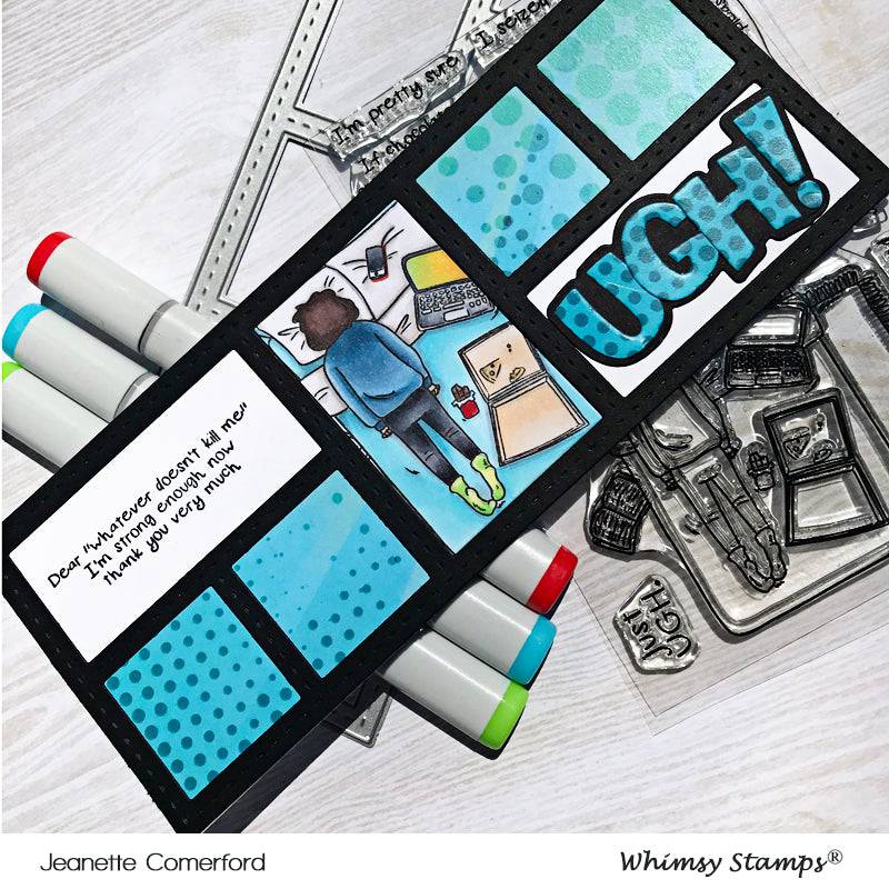 Just Ugh! Clear Stamps - Whimsy Stamps