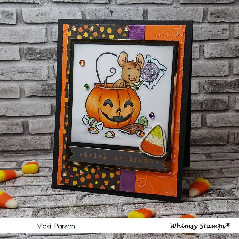 Candy Mouse - Digital Stamp - Whimsy Stamps