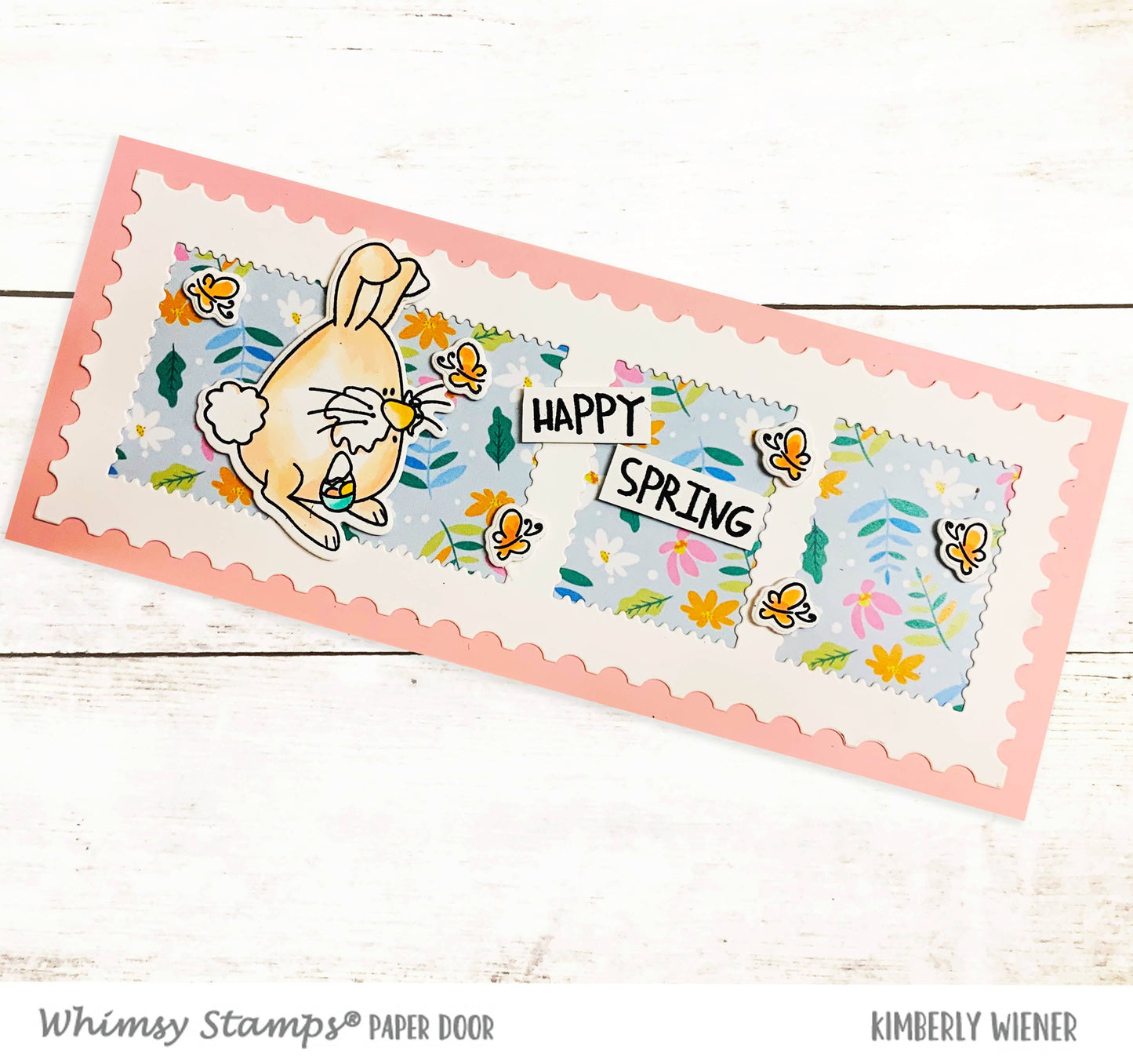 Spring Bunnies Clear Stamps - Whimsy Stamps