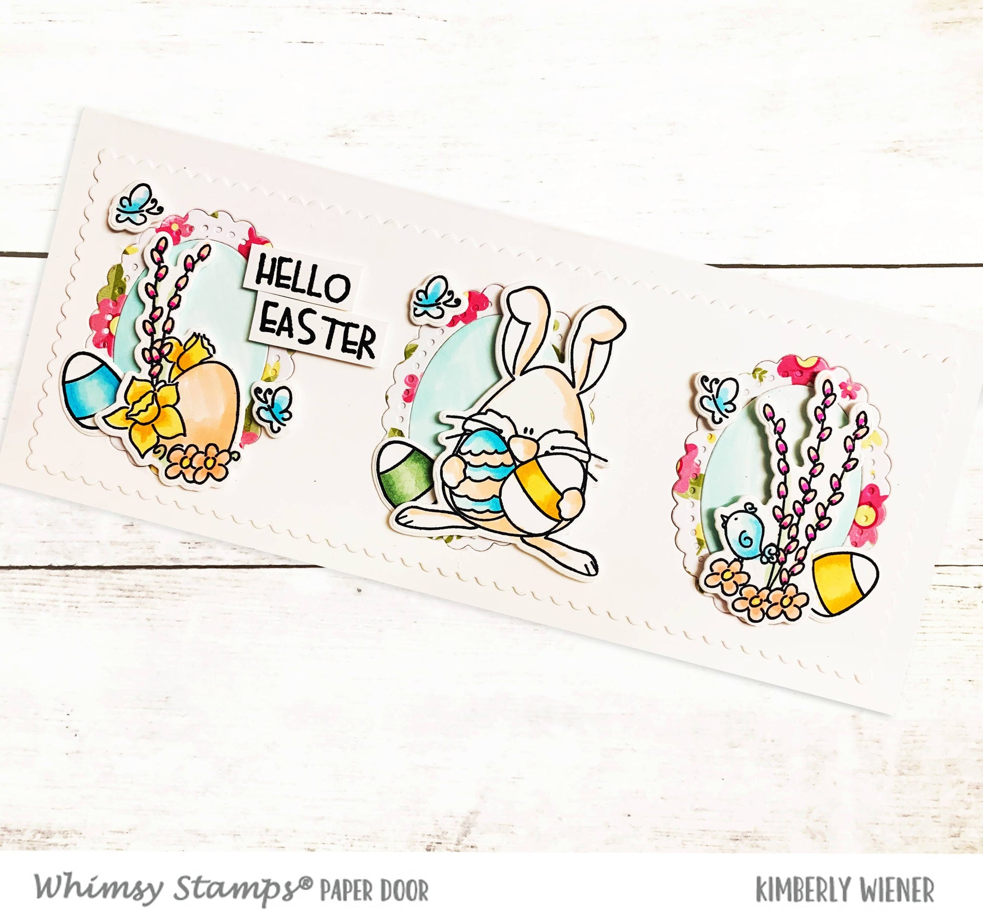 Spring Bunnies Clear Stamps - Whimsy Stamps