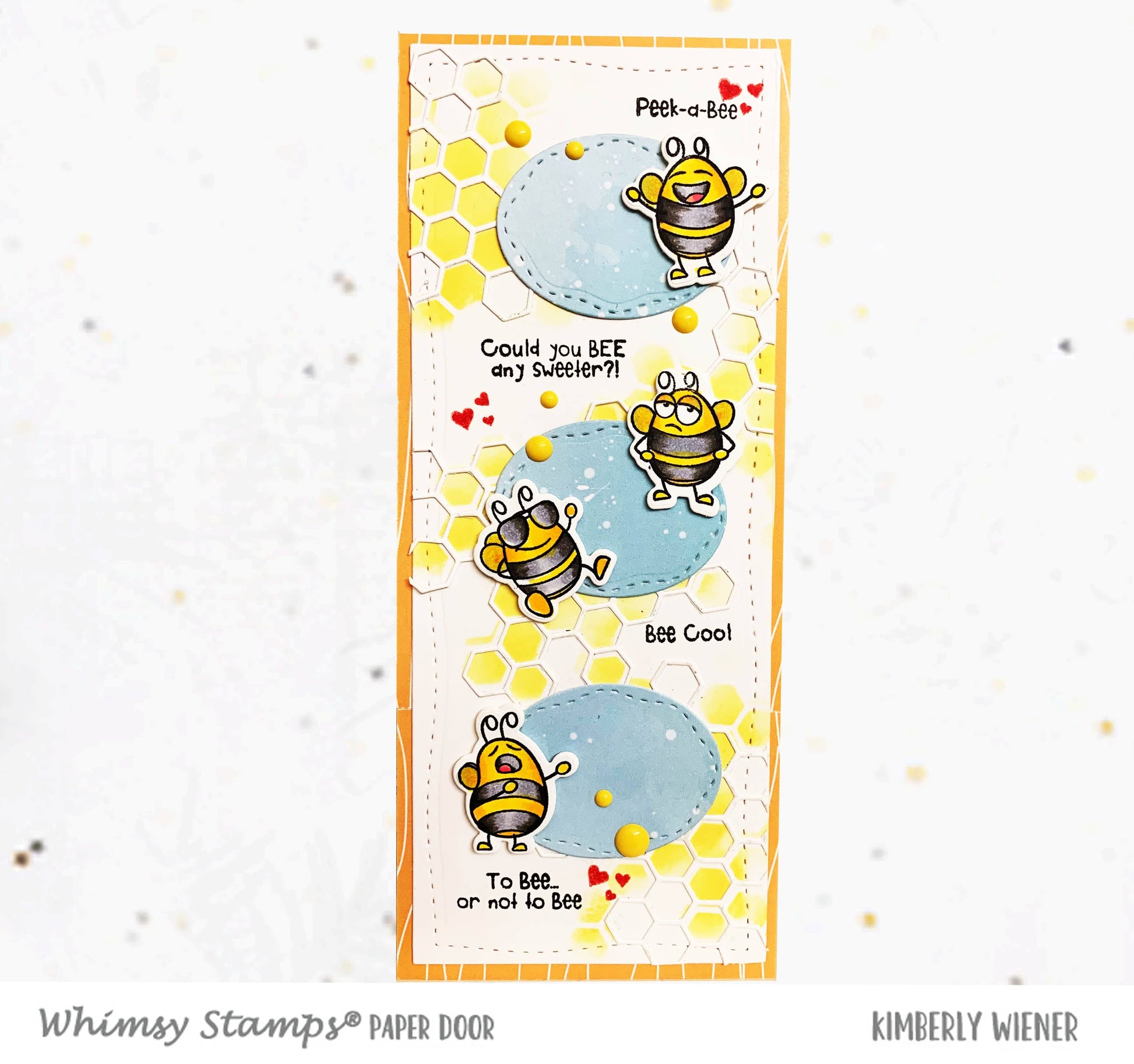 Bizzy Bees Outline Die Set - Whimsy Stamps