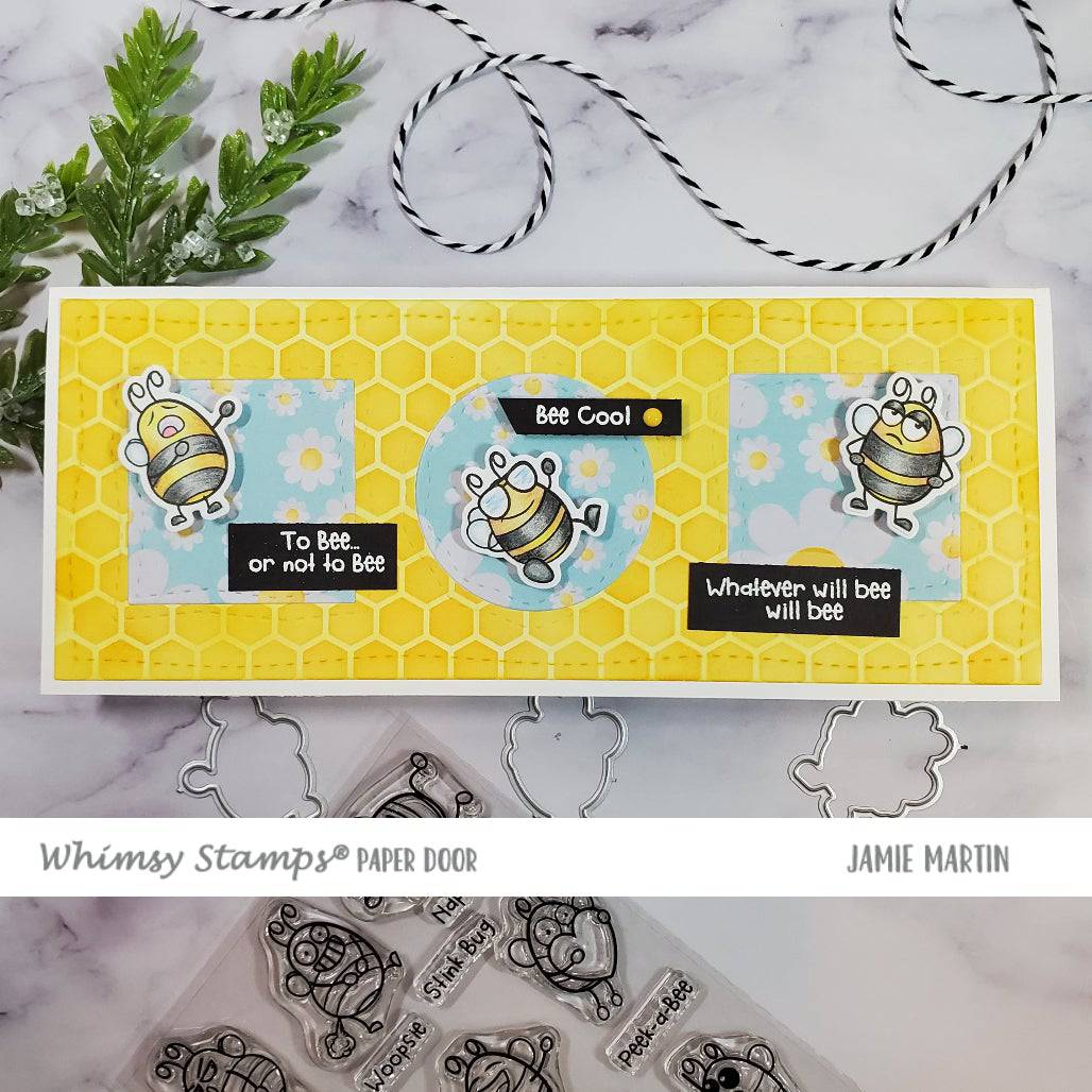 Slimline Card Builder Die - Whimsy Stamps