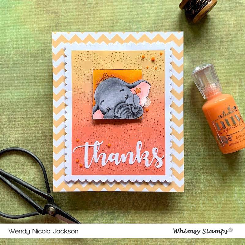 Ellie Summer Squares - Digital Stamp - Whimsy Stamps