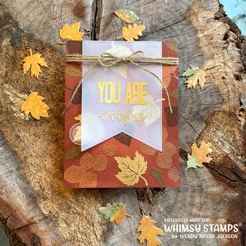 Leaf Layers Clear Stamps - Whimsy Stamps