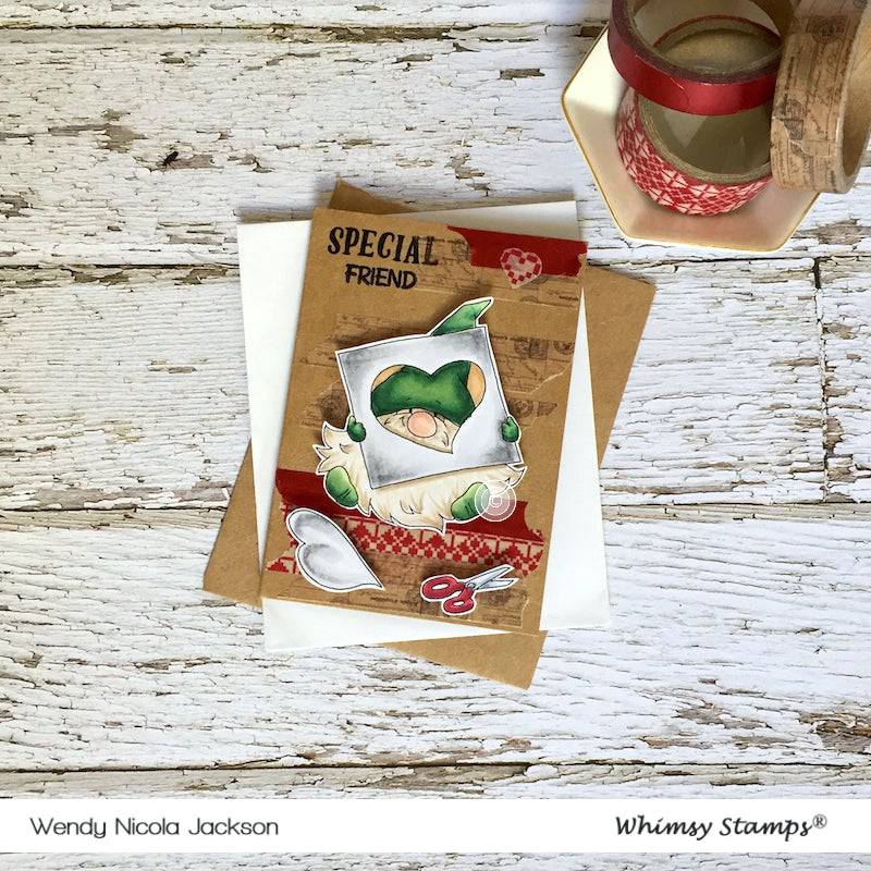 Gnome One Like You Clear Stamps - Whimsy Stamps