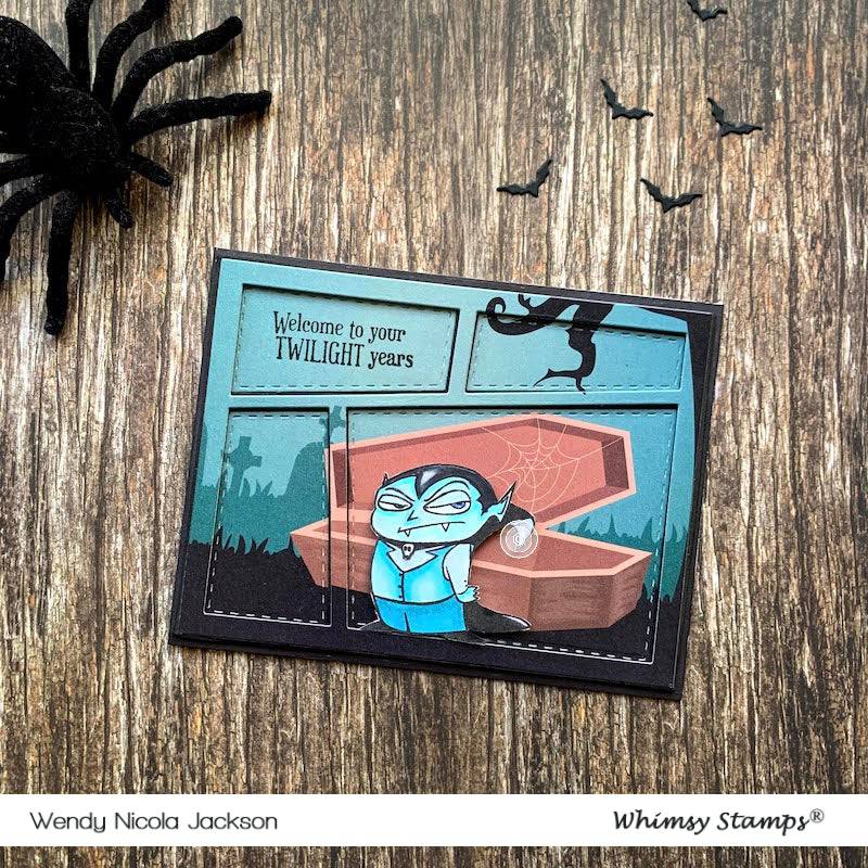 Dracula Bite Me Clear Stamps - Whimsy Stamps