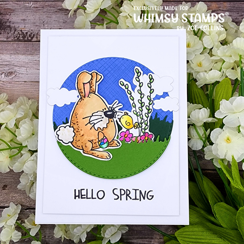 Spring Bunnies Clear Stamps - Whimsy Stamps