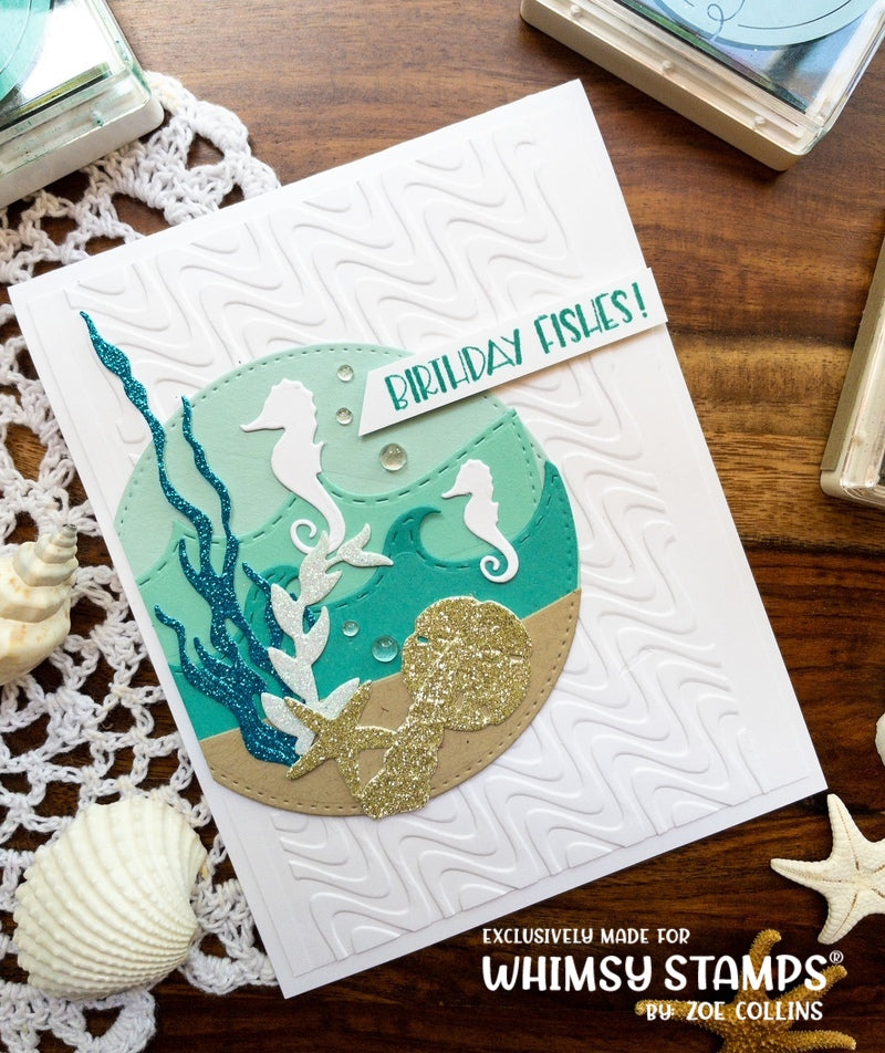 Build-an-Ocean Die Set - Whimsy Stamps