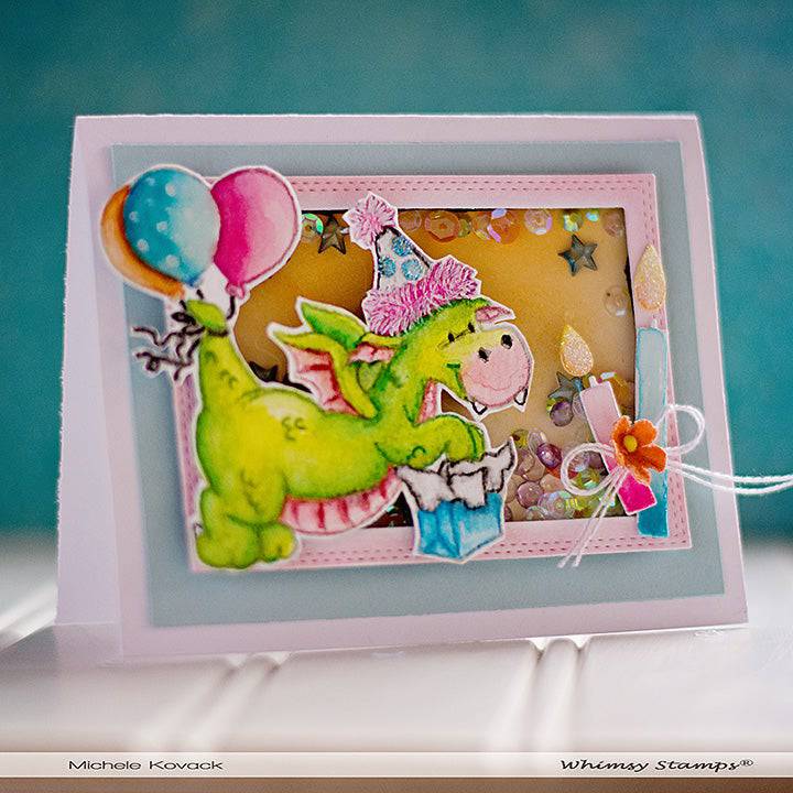 Dragon Party - Digital Stamp - Whimsy Stamps