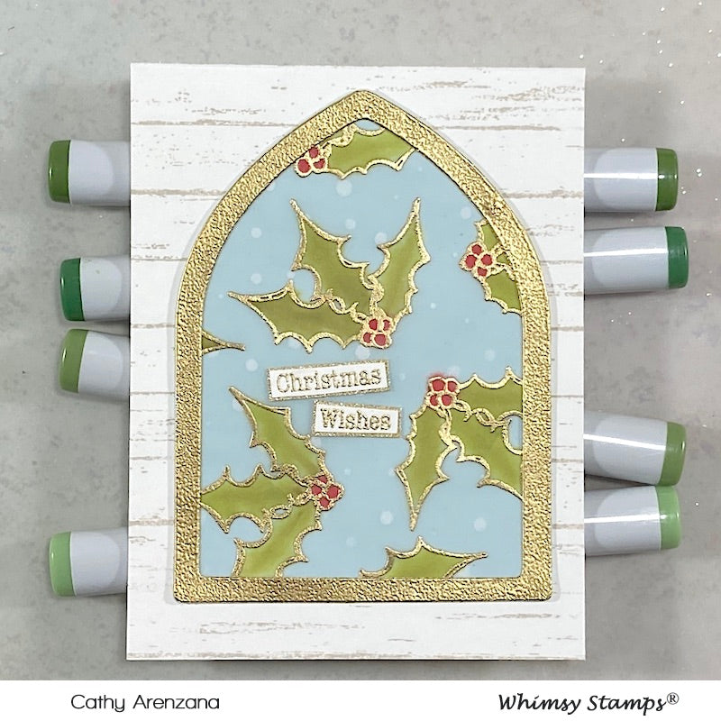 **NEW FaDoodle Holly Clear Stamps - Whimsy Stamps