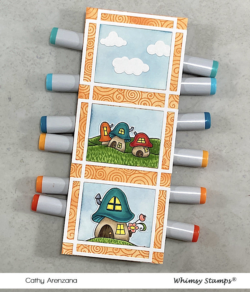 **NEW Gnome So Thankful Clear Stamps - Whimsy Stamps