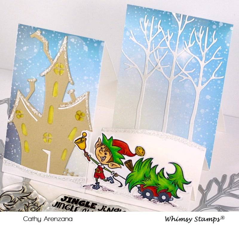 Tree Assortment Die Set - Whimsy Stamps