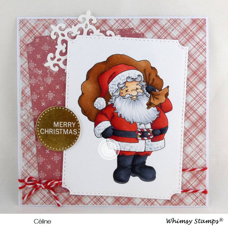 Classic Santa - digital stamp - Whimsy Stamps