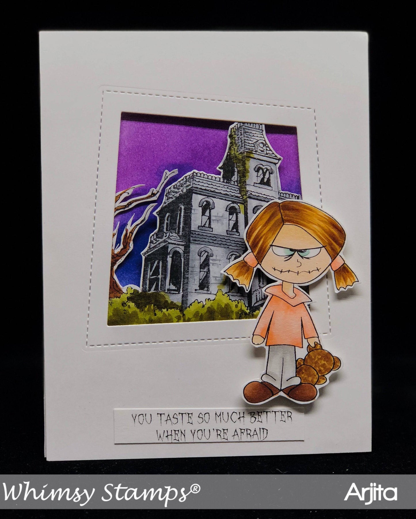 Cute But Psycho Clear Stamps - Whimsy Stamps