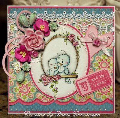 Bird Swing - Digital Stamp - Whimsy Stamps