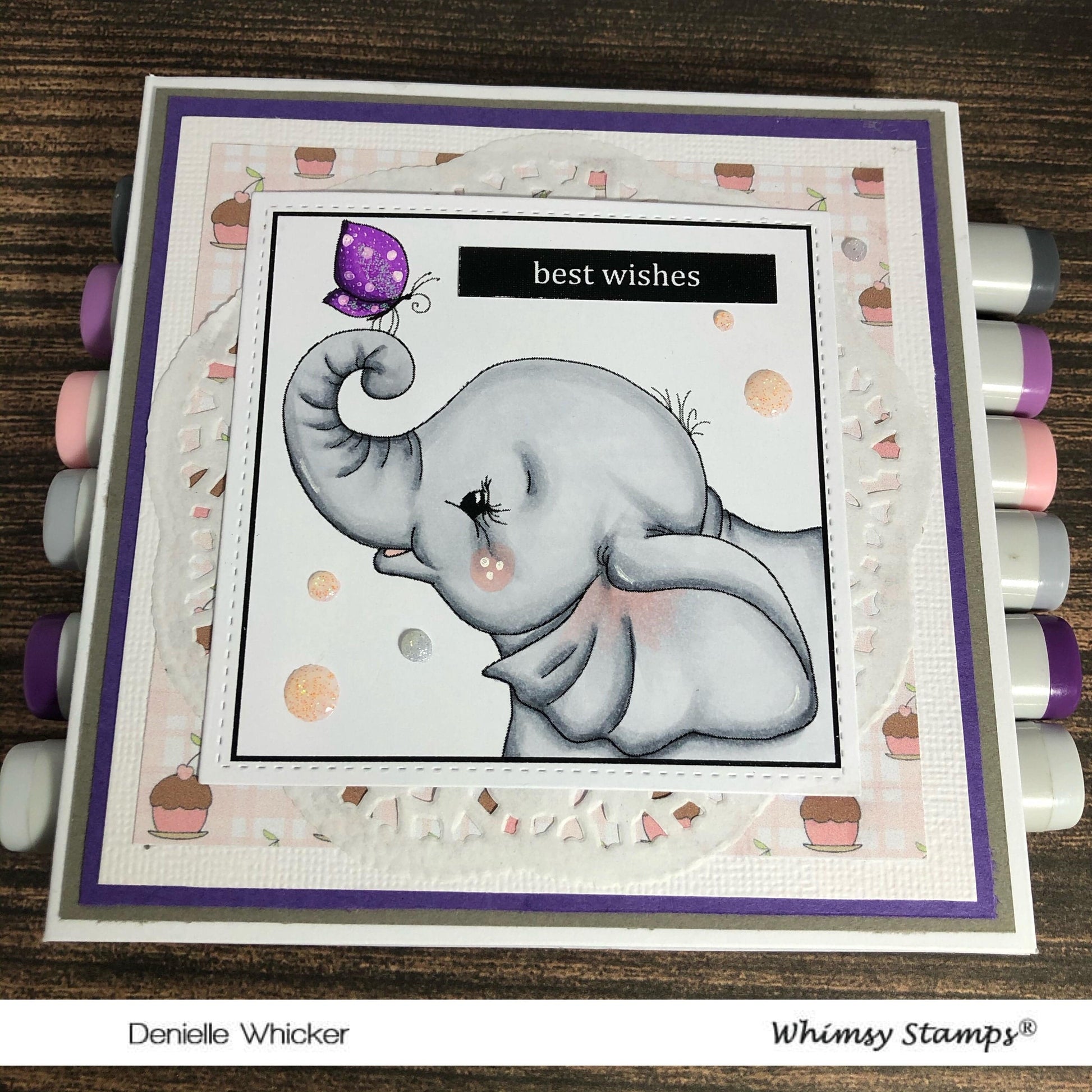 Ellie Summer Squares - Digital Stamp - Whimsy Stamps