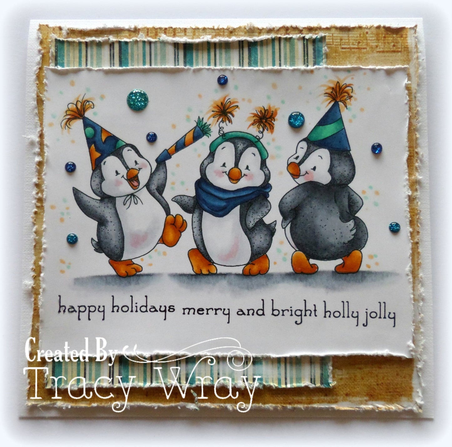 Penguins Party - Digital Stamp - Whimsy Stamps